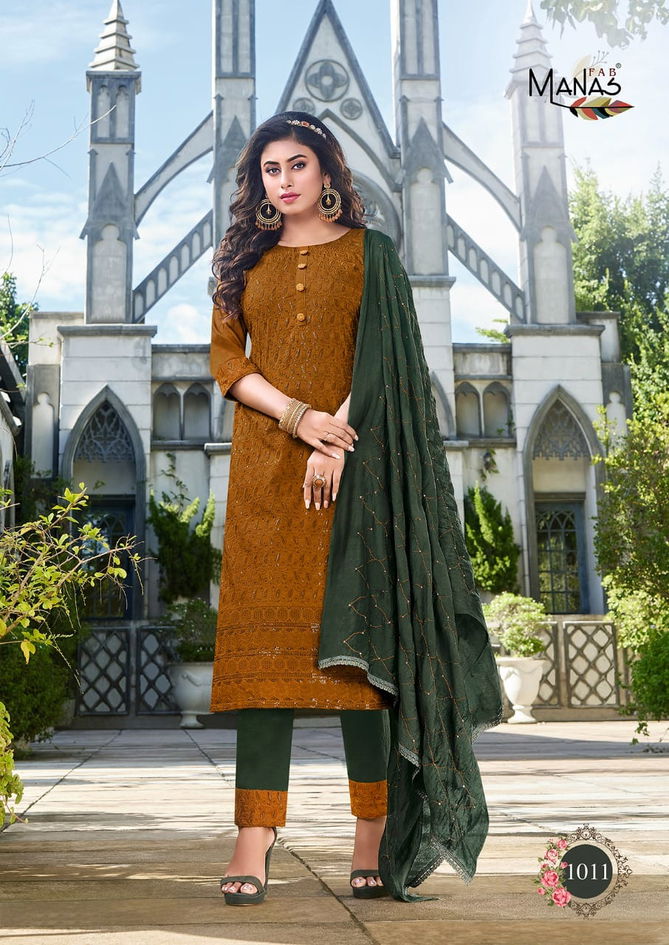 Bombay Schffli vol 2 Manas Fab Regular Wear Wholesale Designer Salwar Suits Catalog